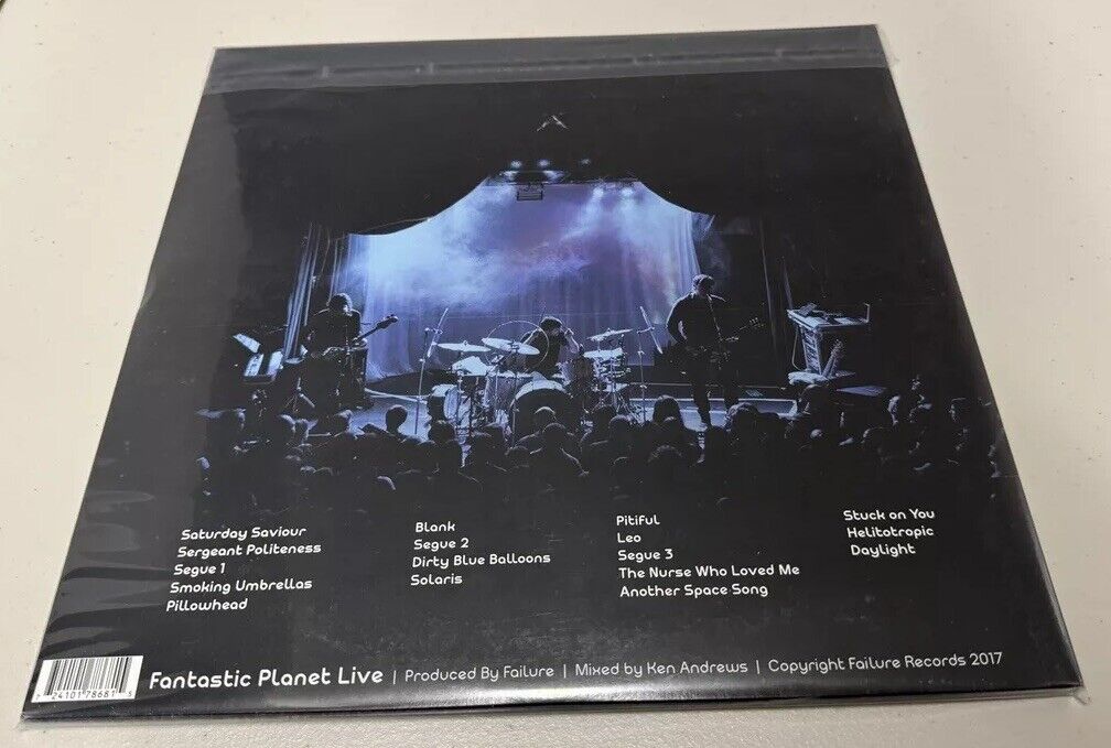 FAILURE FANTASTIC PLANET LIVE　レコード サイン入り Failure Fantastic Planet Live New 2x Color Vinyl LP Signed