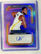 2023-24 Obsidian Usman Garuba Magmatic Electric Etch Purple Flood Auto /49