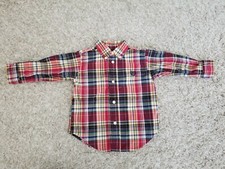 Chaps 18M Months Long Sleeve Dress Shirt Button Up Collared Boys Fall Autumn