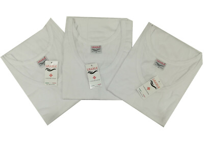 3 Canotte Termiche Uomo In Lana E Cotone - Spalla Larga, Art.5120 - Foto 3