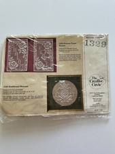 Creative Circle Shalom or Peace Banner Lace Net Darning Kit Craft Decor 1329 NEW