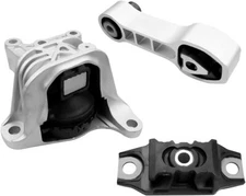 3PCS FOR FIAT 500 L4 1.4L TRANS. ENGINE MOTOR MOUNT & TORQUE STRUT MOUNT KIT NEW