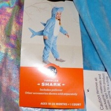 Baby Infant 18-24 Months Halloween Costume Hyde  Eek Shark Sea Fish Iridescent