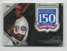 2019 Topps Update 150th Anniversary Manufactured Patches Victor Robles