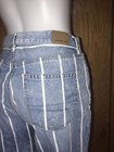American Eagle Mom Jeans Womens High Rise Stripe Denim Jeans Sz 4 High Rise AEO — photo 3