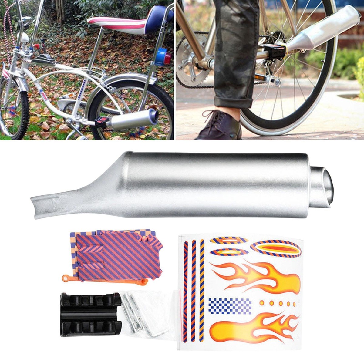Bike Spoke Tube Motorbike Noise Maker Bicycle Accessories Modification