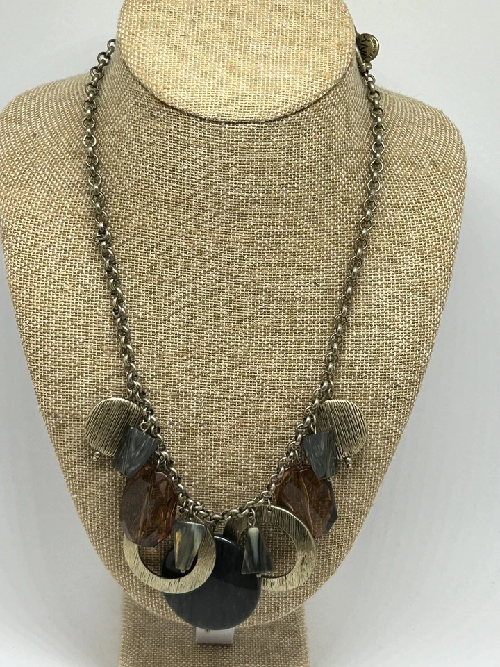 JONES Нью-Йорк заявление ювелирных изделий коренастый матовый золото и черный переключатель - Изображение 2 из 4