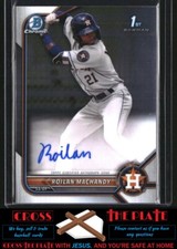1-2022 Bowman Chrome Auto Roilan Machandy Houston Astros #CPA-RM