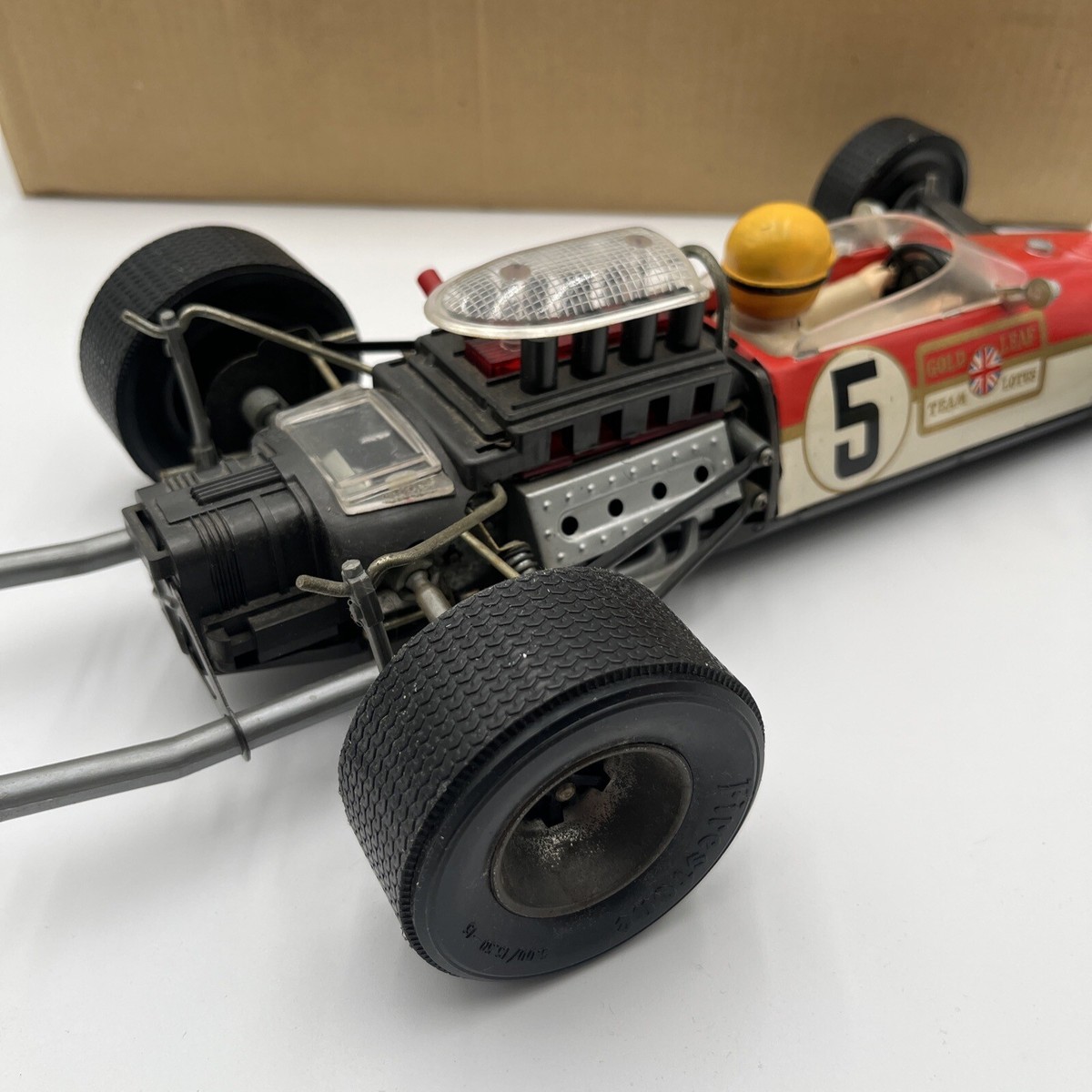 Vtg ASAHI Lotus 49 Ford F-1 Junior Race Car, Battery Vtg ASAHI Lotus 49 Ford F-1 Junior Race Car, Battery