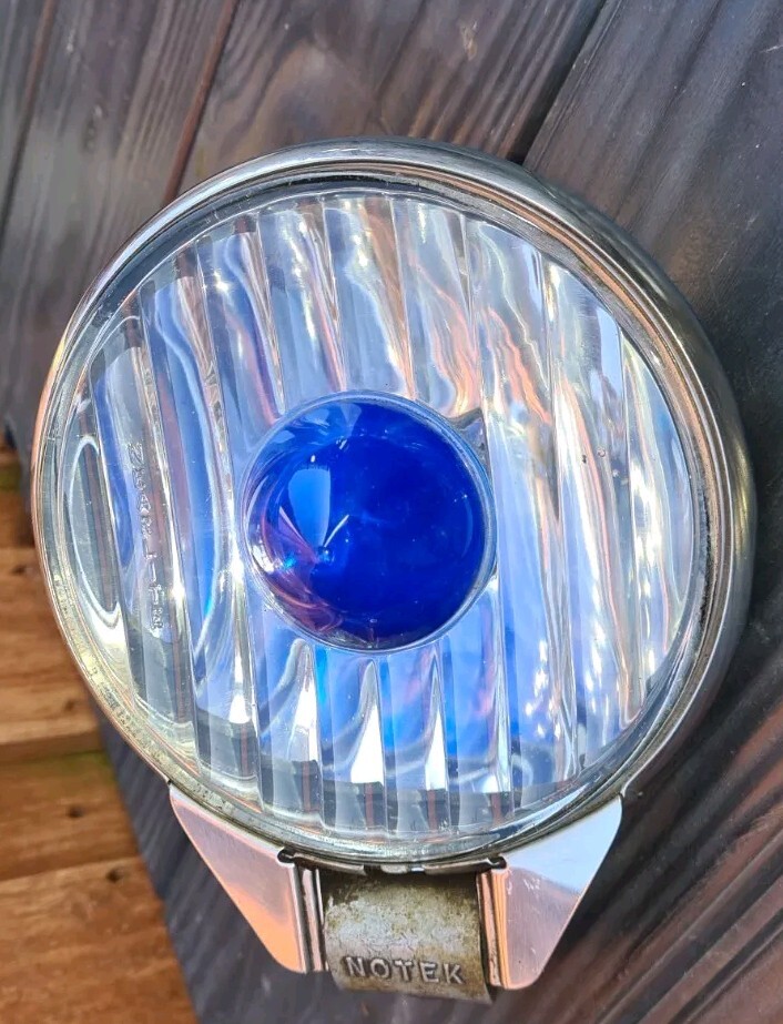 Vintage Classic Car Spot Light Lamp Front Notek British Made Fog Light ? eBay