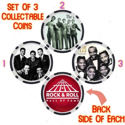 DELLS - ROCK & ROLL HALL OF FAME - COLLECTABLE COIN SET