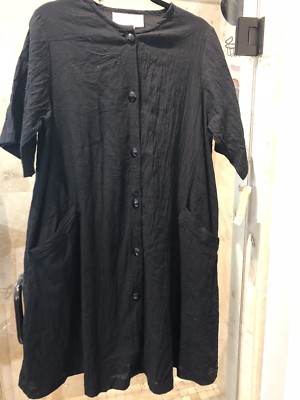 New Vintage David Brown California Saks Fifth Avenue Housedress M Made in USA