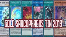 Yugioh 2019 Gold Sarcophagus Tin Mega Pack Super Rare 1st MP19 MINT