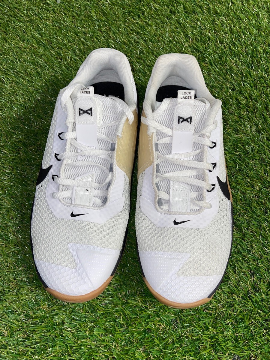 Nike Metcon 7 Training Shoes White Black Gum Brown CZ8281-101 Mens NEW Nike Metcon 7 Training / Gym Shoes Mens Size 6 CZ8281-101  main image 2