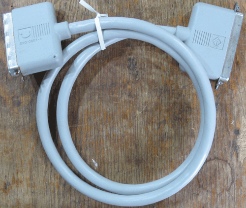 Apple SCSI Male to SCSI Male 1m 50 pin lead cable Macintosh 590-0307-A - Picture 2 of 3