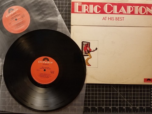ERIC CLAPTON At His Best 2LPs 1972 ENVELOPE COVER Duane Allman STEVE WINWOOD - Picture 5 of 7