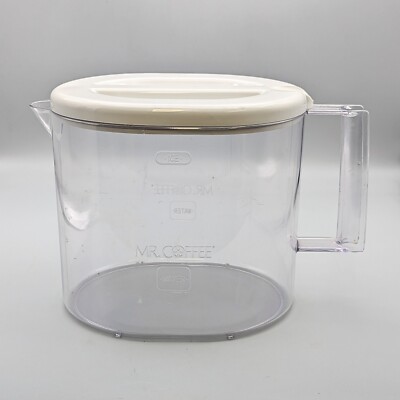 Mr Coffee The Iced Tea Maker TM5 Replacement 2.5 Quart Pitcher White