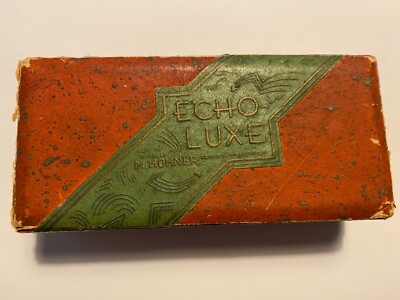 Vintage deutsche Echo-Luxe M.Hohner Mundharmonika, 30er Jahre Art Deco
