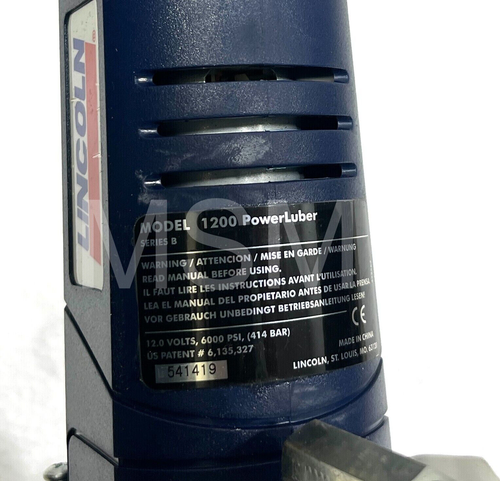 Pistola de grasa Lincoln modelo 1200 PowerLuber - 12V - 6000 psi - Imagen 8 de 8