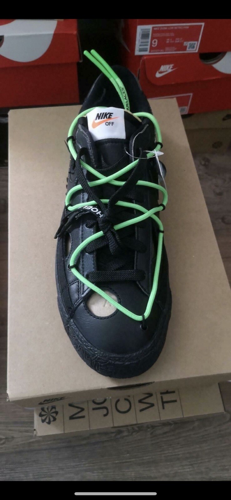 OFF WHITE X NIKE Nike Blazer Low '77 x Off White™ Nuovo EU 37 5