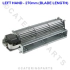 270mm LEFT HAND TANGENTIAL BLOWER FAN WITH 2kW HEATING ELEMENT FOR ...
