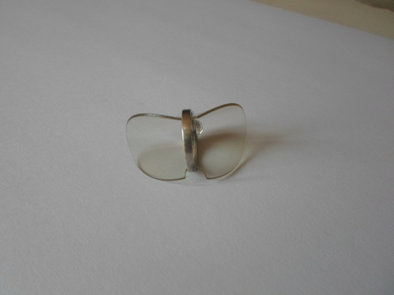 solid silver ring, solitaire, zirconium, s. 50 - image 3