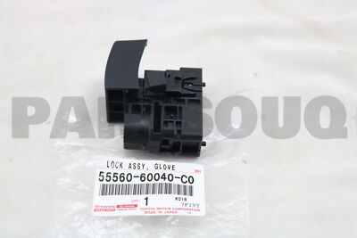 5556060040C0 Genuine Toyota LOCK ASSY, GLOVE COMPARTMENT DOOR