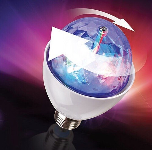 NEW, Sealed Smartgear Disco Spinning LED Party Bulb - Picture 4 of 4