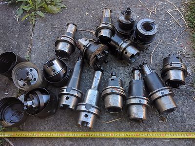 15x SECO GM 300 HSK C-100 Assorted size milling cutters adaptor Saws stud Arbors