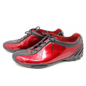 red ecco sneakers