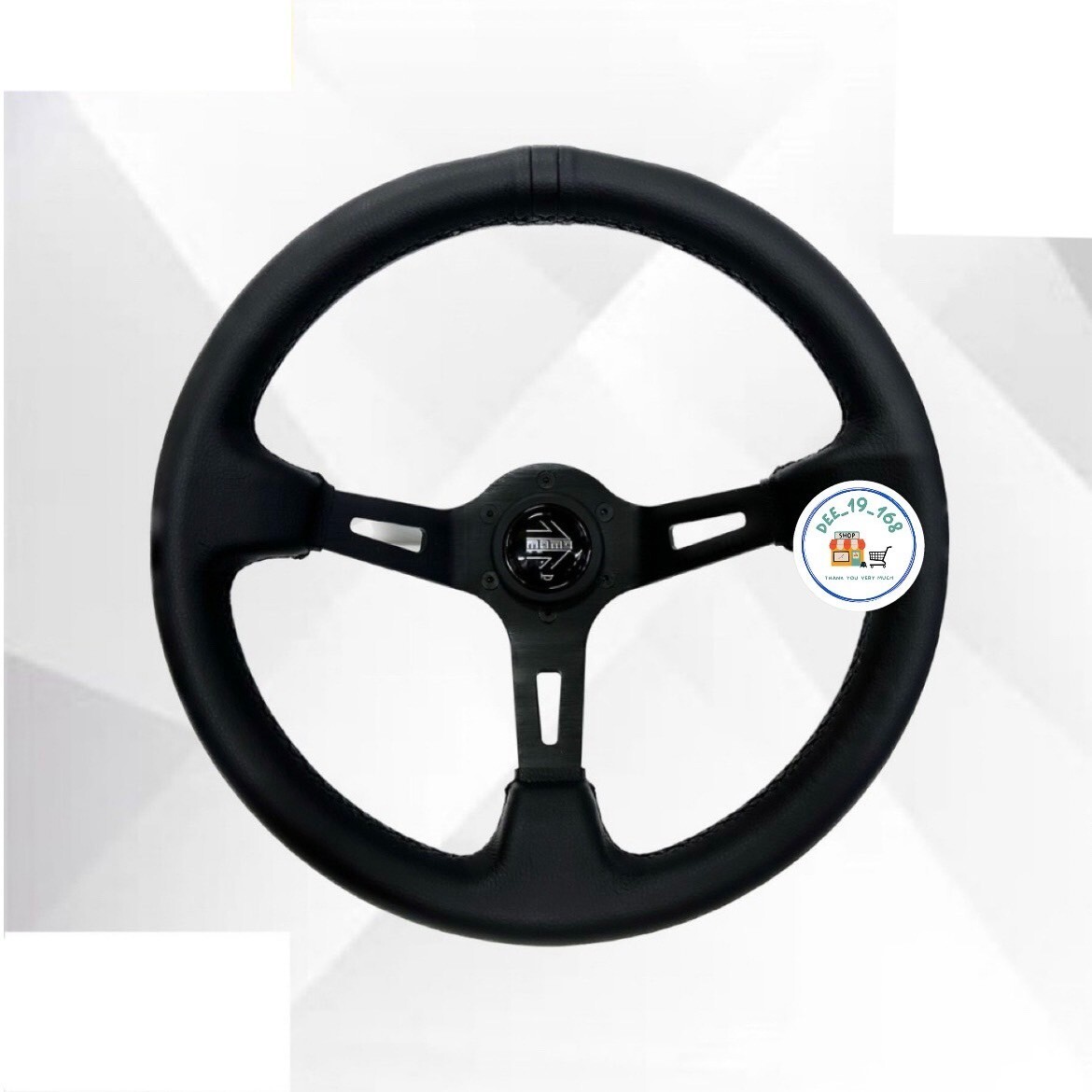 MOMO steering wheel 13 in, PVC leather, lift stem, car
