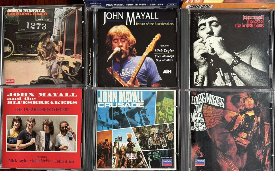 JOHN MAYALL RARE OOP COLLECTION ERIC CLAPTON CREAM Box Set 1 Owner Lot Set CD Foto 4 de 4