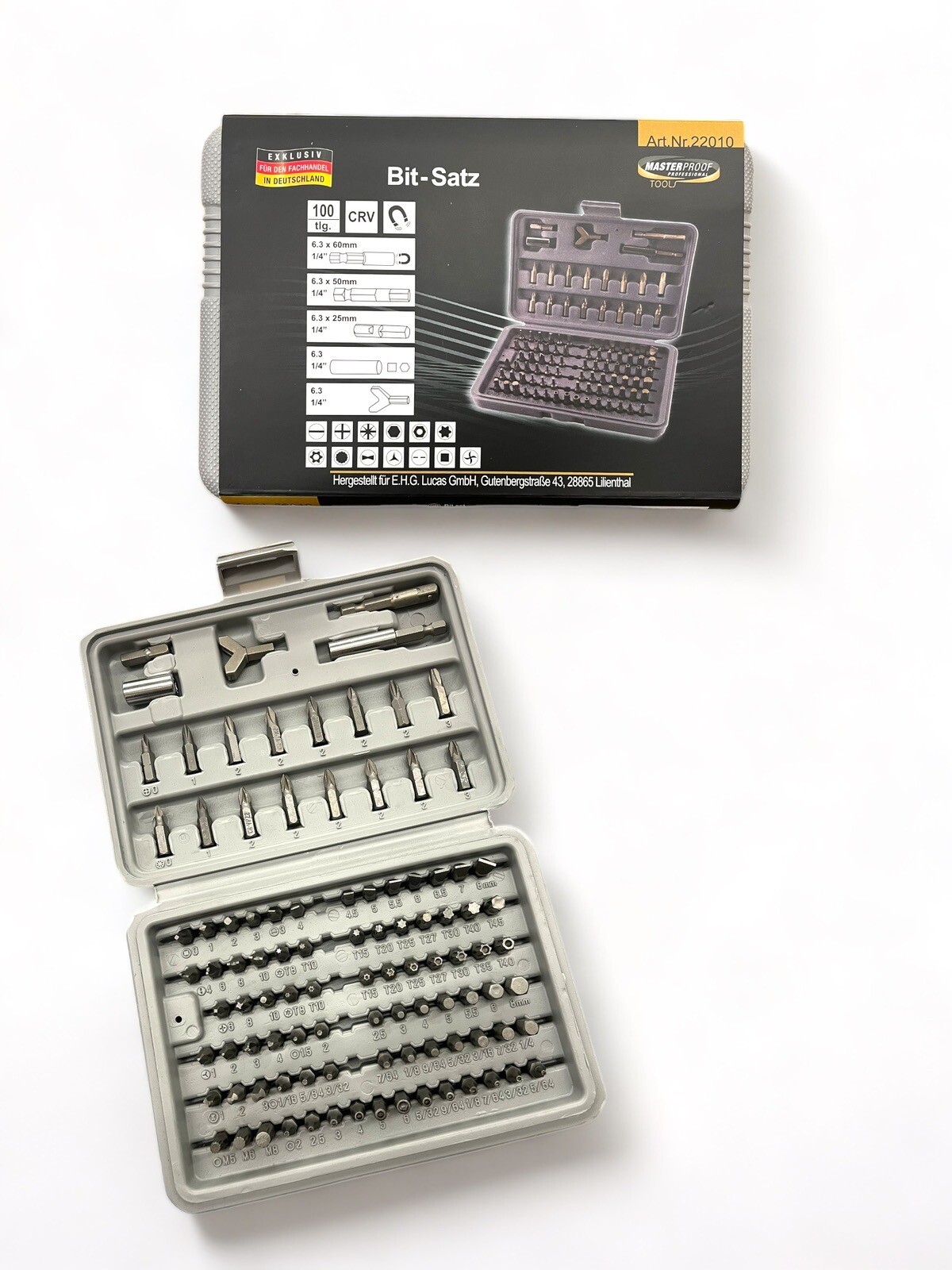 Spezial-bit-satz 100 teilig MASTERPROOF online kaufen | eBay