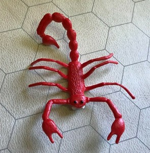 plastic scorpion toy