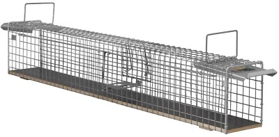 LOREK JAGDBEDARF 116cm - Marderfalle Lebendfalle Kaninchenfalle Tierfalle Drahtfalle Iltisfalle