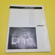 Bose Acoustimass 6 Home Theatre Speaker System Original Manual