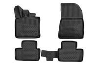 GummifußMatten FüR Renault Captur 2 2019- 3D Passform Hoher Rand Gummimatten