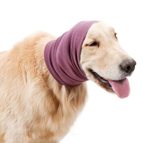 Noise Prevention Ears Cover Reduce Pressure Pet Grooming Turban Ear Warmer - Picture 1 of 11