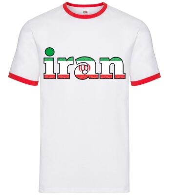 Country Word Flags Iran - Mens Ringer - Iranian Flag Travel City Home