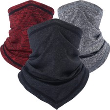 1/2Pack Neck Gaiter Scarf UV Protection Face Mask Cover Breathable Balaclava US