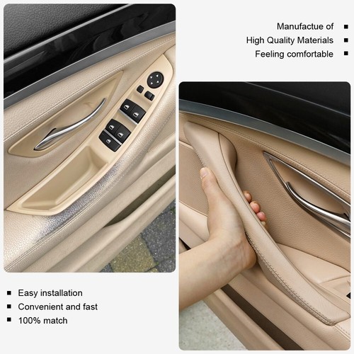 Left LHD Set Interior Door Armrest Handle For BMW 5 Series F10 F11 F18 2010-2017 - Picture 20 of 37