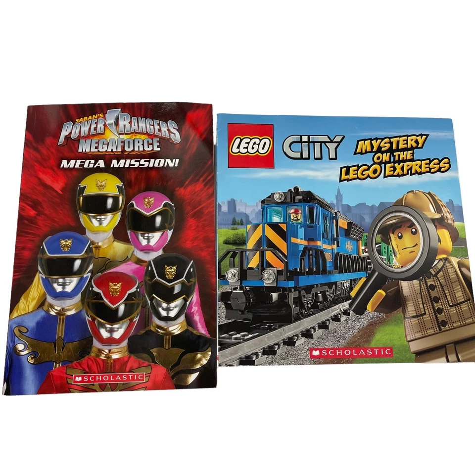 Lot Of 8 Books Volcanoes (LEGO Nonfiction) Paperback Sky landers Ninjago Bundle - Image 3 of 4