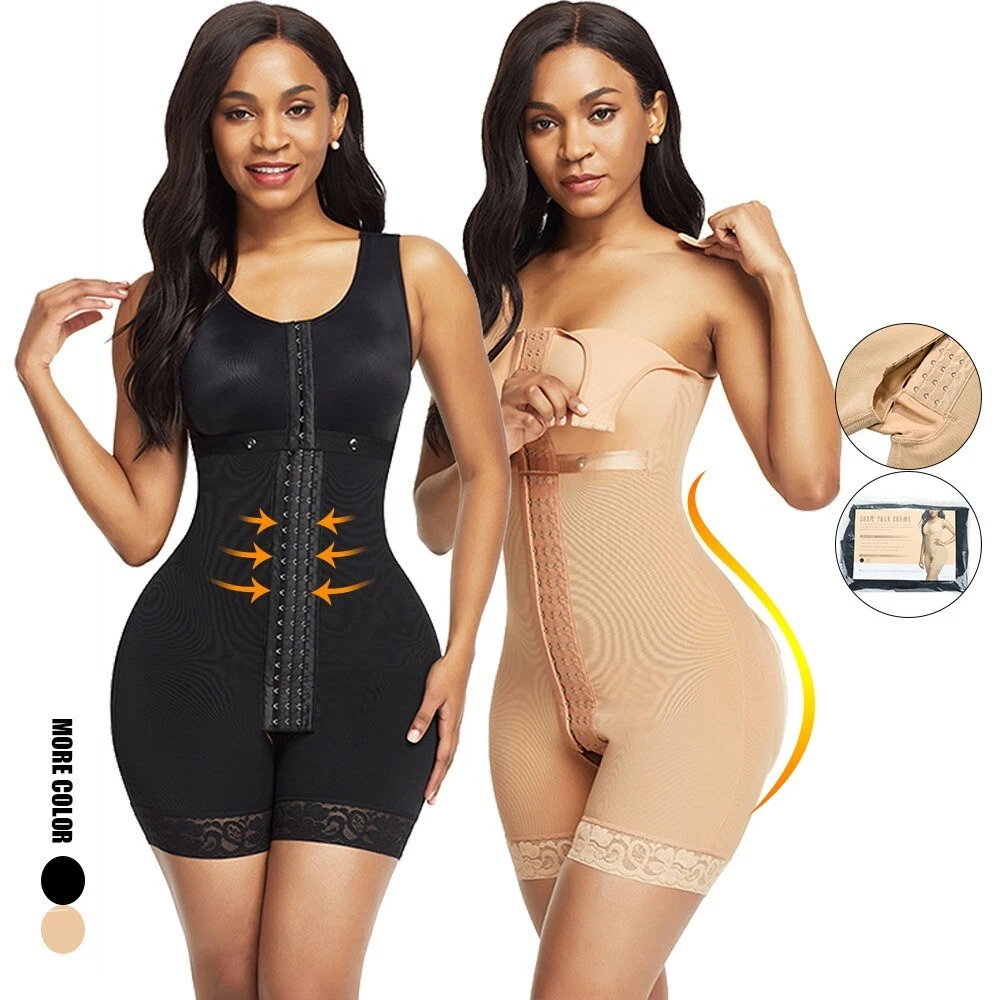 Long-Breasted Body Shaper Shapewear Slimming Girdle Woman Flat