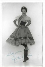 Anita Landa Signed Photo 1960s / Autographed Actress