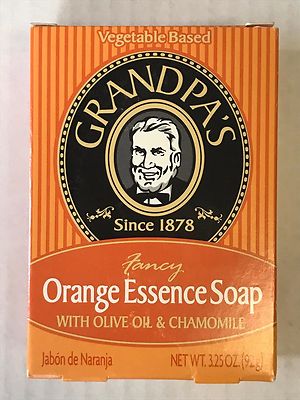 Grandpa&rsquo;s Since 1878 Vegetable Based Soap 3.25 oz.~ Orange 