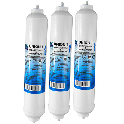 3er-Pack universal Kühlschrankfilter / Wasserfilter kompatibel u.a. mit Samsung