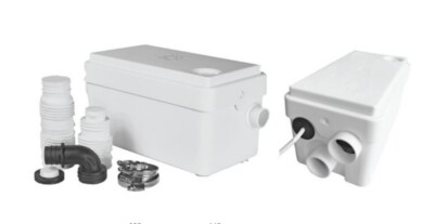 Saniflo Alternative Zerkleinerer Pumpe Ablauf Waschbecken Bad Dusche Sanitärbecken Sanibo