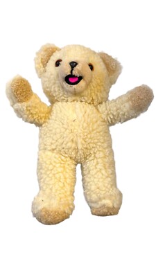 Vintage RUSS 1986 Snuggle Bear Full Body Hand Puppet 11  Plush Toy #3145