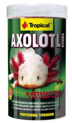 Tropical Axolotl 250 ml Futter für Zwergkrallenfrösche Rippenmolche
