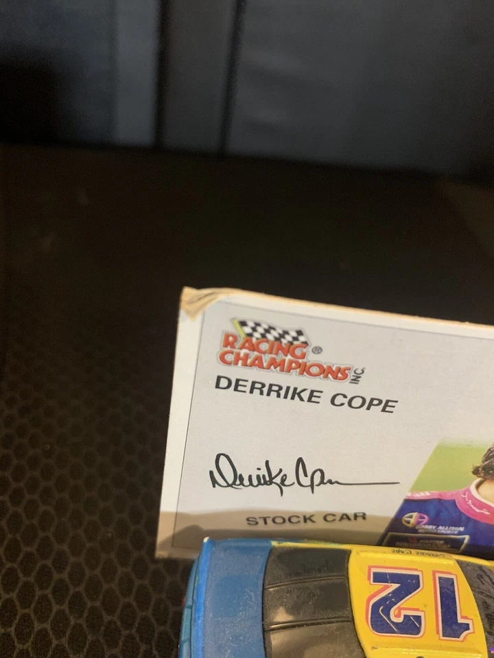 Racing Champions 1995 Edition Stock Car Derrike Cope #12 1/64 Scale Carded - Image 2 of 4